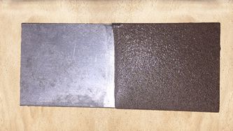 Piece of Scrap Metal Sealed with Grolar Sealants